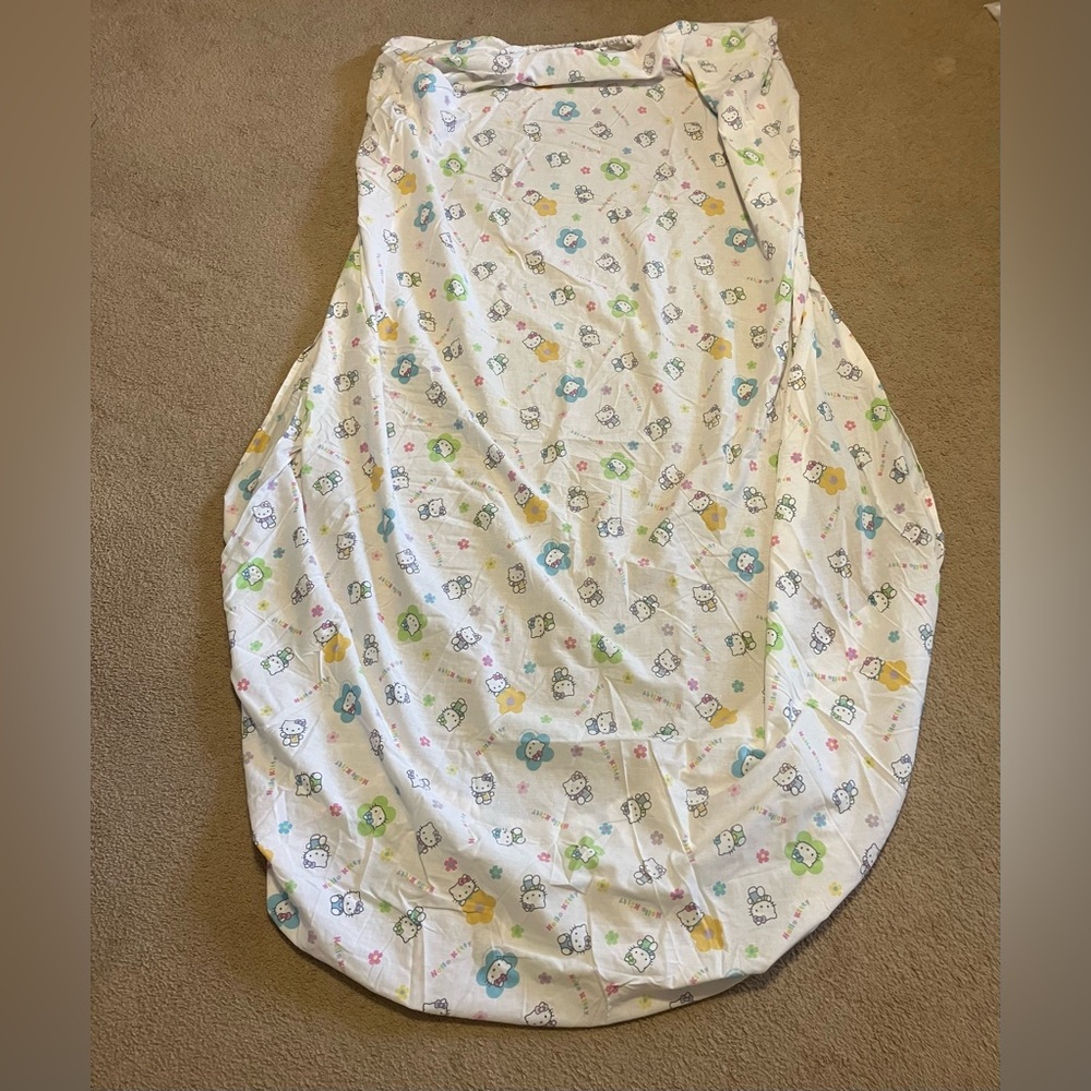 Vintage Y2K Sanrio Hello Kitty Fitted Twin‎ Size Bed Sheet 2001